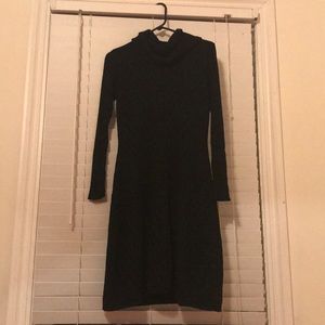 Black sweater dress